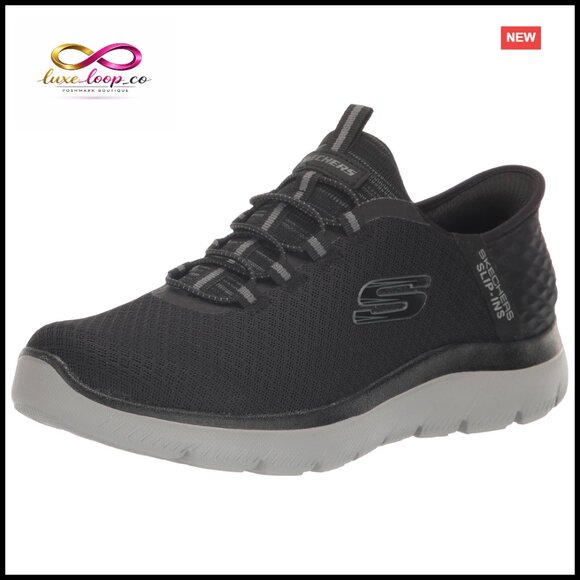 Men's Slip-On Sneakers with Memory Foam Breathable Mesh Machine Washable